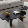 Stylish White Oak Coffee Table with Integrated Side Tray - Perfect for Modern Living Rooms hfcjp - 4014MUTUKISPACE