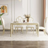 Stylish Ceramic Sintered Stone Dining Table - Modern Elegance for Your Home hgl - 4335MUTUKISPACE