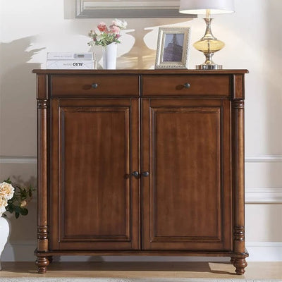 Solid Wood Cabinet with Classic Design | Perfect for Home Decor and Storage