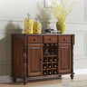 Elegant Solid Wood Cabinet with Ample Storage and Classic Design hgl - 4350MUTUKISPACE