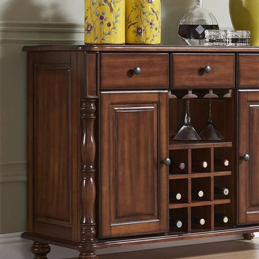 Elegant Solid Wood Cabinet with Ample Storage and Classic Design hgl - 4350MUTUKISPACE