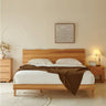 Premium Quality Natural Ash and Pine Wood Bed – Elegant & Durable hjhms - 1042MUTUKISPACE