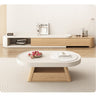 Sleek White Natural TV Cabinet for Modern Living Rooms hjl - 1194MUTUKISPACE
