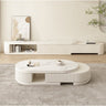 Elegant White Beige Sintered Stone TV Cabinet – Stylish Modern Living Room Furniture hjl - 1198MUTUKISPACE