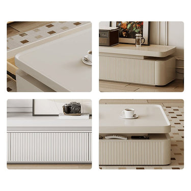 Stylish Beige Pine Wood TV Cabinet – Perfect for Modern Living Rooms hjl - 1225MUTUKISPACE