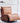 Elegant Dark Brown and Beige Recliner with Leathaire and Light Pine Wood Frame hksc - 975MUTUKISPACE