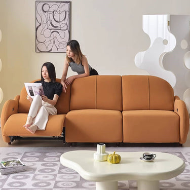 Stunning Orange Sofa with Pine Wood Frame for Modern Living Room hksc - 987MUTUKISPACE