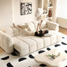 Elegant White Pine Wood Sofabed - Timeless Design for Modern Homes hksc - 992MUTUKISPACE