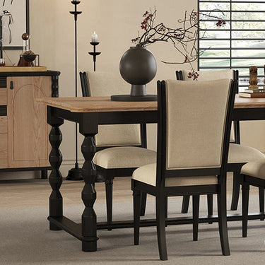 Elegant Ash Wood Dining Table - Premium Multi - Layer Board Design hld - 4486MUTUKISPACE