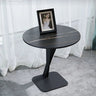 Round Sintered Stone Side Table – Unique Modern Accent for Bedroom or Living Room hldjj - 3019MUTUKISPACE