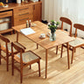 Stunning Cherry Wood Table with Natural Wood Finish - Perfect for Your Home hldmz - 703MUTUKISPACE