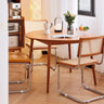 Premium Cherry Wood Finish Natural Wood Table - Elegant and Durable Design hldmz - 704MUTUKISPACE