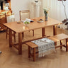 Elegant Natural Cherry Wood Table - Perfect for Modern Interiors hldmz - 708MUTUKISPACE