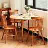 Stunning Cherry Wood Table with Copper Accents – Natural Wood Finish hldmz - 710MUTUKISPACE