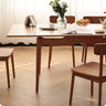 Exquisite Cherry Wood Natural Finish Table - Premium Plywood Construction hldmz - 711MUTUKISPACE