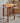 Elegant Cherry Wood Finish Natural Wooden Stool - Stylish Home Decor hldmz-724