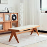Cherry Wood Natural Stool with Rattan Seat - Elegant and Durable Design hldmz - 726MUTUKISPACE