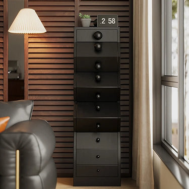 Unique Zigzag Drawer Pine Cabinet - Stylish Storage Solution for Modern Homes hlxl - 4406MUTUKISPACE