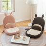 Stylish Dark Gray Sofabed with Pink Latex Cushions and Cozy Berber Fleece Upholstery hmy - 1061MUTUKISPACE