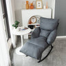 Modern Luxurious chair in Gray, Beige, Blue, Dark Brown, Yellow Leathaire - Perfect for Stylish Living Rooms hmy - 1068MUTUKISPACE