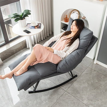 Modern Luxurious chair in Gray, Beige, Blue, Dark Brown, Yellow Leathaire - Perfect for Stylish Living Rooms hmy - 1068MUTUKISPACE
