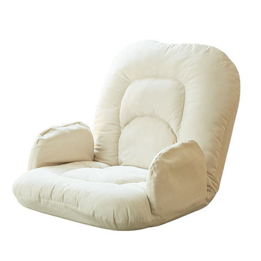 Luxurious Velvet floor chair - Available in White, Blue, Dark Gray, and Yellow hmy - 1074MUTUKISPACE