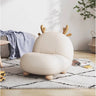 Cozy Deer Antler Sofa Chair - Plush Velvet & Wooden Base for Kids Room Decor hns - 4130MUTUKISPACE