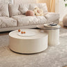 Modern Coffee Table Set – Tempered Glass & Sintered Stone for Stylish Decor hqy - 5208MUTUKISPACE