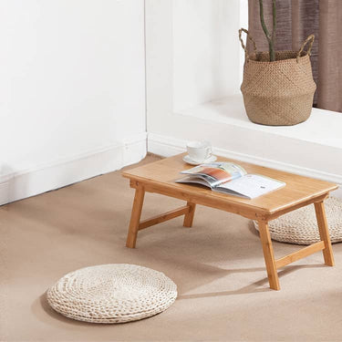 Elegant Bamboo Coffee Table in Natural Wood Finish - Perfect for Modern Living Spaces hsl - 127MUTUKISPACE