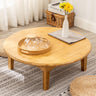 Natural Wood Color Bamboo Coffee Table - Elegant and Stylish Decor Piece hsl - 128MUTUKISPACE