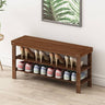Eco - Friendly Brown Bamboo Stool for Stylish and Durable Home Decor hsl - 298MUTUKISPACE
