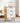 Stylish White TV Cabinet with Bamboo Accents and Natural Brown Wood Finish hsl - 393MUTUKISPACE