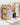 Stylish Natural Wood Color Bamboo Storage Rack for Modern Homes hsl - 395MUTUKISPACE