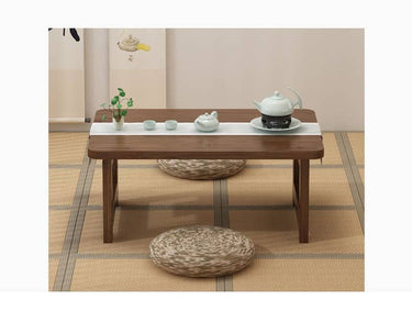 Stylish Dark Brown Bamboo Table – Perfect for Any Living Space hsl - 68MUTUKISPACE
