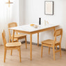 Stylish Bamboo Slate Table: Modern Elegance with Durable Stone Surface hsl - 75MUTUKISPACE