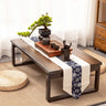 Elegant Dark Brown Bamboo Table – Natural Wood Finish hsl - 92MUTUKISPACE