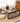 Elegant Dark Brown Bamboo Natural Wood Coffee Table for Modern Living Rooms hsl - 93MUTUKISPACE