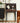 Vintage - Inspired Red Oak Multi - Layer Cabinet: Elegant Storage Solution with Makeup Vanity Design hsmjx - 4162MUTUKISPACE