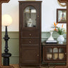 Elegant Tulipwood Cabinet with Tempered Glass Doors hsmjx - 4166MUTUKISPACE