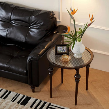 Elegant Tulipwood Coffee Table with Tempered Glass Top - Perfect for Stylish Living Rooms hsmjx - 4167MUTUKISPACE