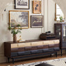 Mid - Century Modern TV Stand with Red Oak Multi - Layer Board - Stylish Storage Solution hsmjx - 4169MUTUKISPACE