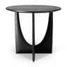 19.7"Dia Modern Round Coffee Table with Oak Finish and Unique Base – Stylish Living Room Accent hsxz - 2176MUTUKISPACE
