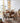 Elegant Brown Ash Wood Table with Rattan Accents and Cotton Linen Blend htzm - 1520MUTUKISPACE