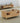 Elegant White Oak Solid Wood Coffee Table with Sintered Stone Top - Natural Finish hx - 1568MUTUKISPACE