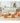 Solid Wood Stool with Beige and Orange Faux Leather Upholstery hx - 1577MUTUKISPACE