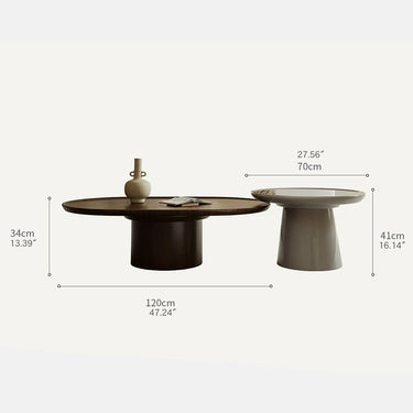 Elegant Wooden Coffee Table - Stylish Centerpiece for Your Living Room hxj - 2710MUTUKISPACE