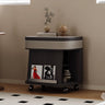 Luxurious Faux Leather Tea Table – Stylish & Durable Coffee Table for Your Living Room Decor hxj - 2717MUTUKISPACE