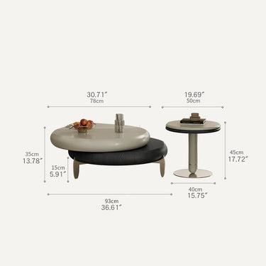 Sleek Stainless Steel Coffee Table - Modern Design for Elegant Living Spaces hxj - 2722MUTUKISPACE