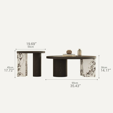 Stunning Marble Coffee Table - Elegant Design & Durable Craftsmanship hxj - 2723MUTUKISPACE