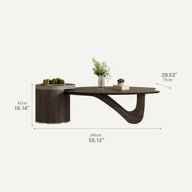 Modern Stainless Steel Coffee Table - Sleek and Durable Design for Any Home hxj - 2732MUTUKISPACE